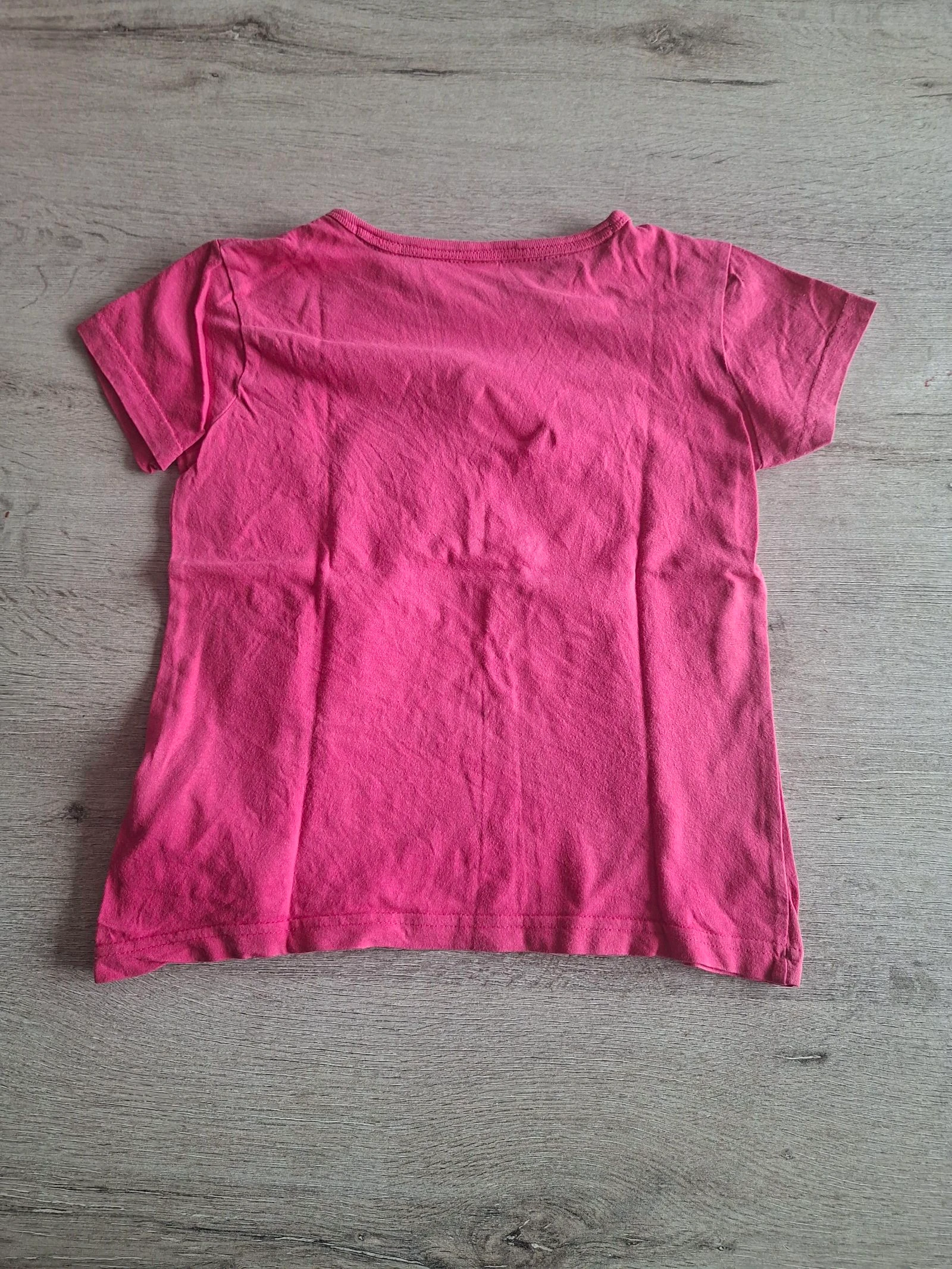🌷F3-26🌷T-shirt fille Zeeman – Paradise Island – Rose fuchsia – Taille 122/128 (7/8 ans)🌷 – photo 5